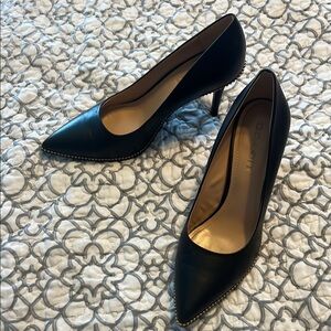 Coach Heels with Pointed Toe
